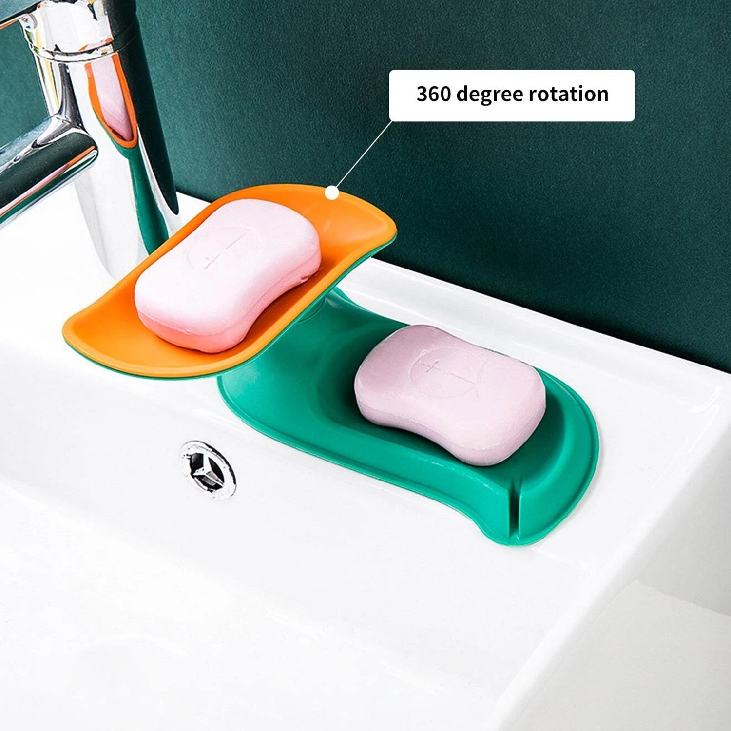4860C Plastic Double Layer Soap Dish Holder| Decorative Storage Holder Box for Bathroom, Kitchen, Easy Cleaning ,Soap Saver. DeoDap 4860C Plastic Double Layer Soap Dish Holder| Decorative Storage Holder Box for Bathroom, Kitchen, Easy Cleaning ,Soap Saver. DeoDap